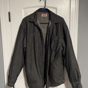 Wrangler Faux Sherpa Lined Barn / Trucker‎ / Chore Shirt Jacket Medium